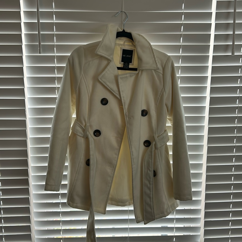 Me Jane White pea coat